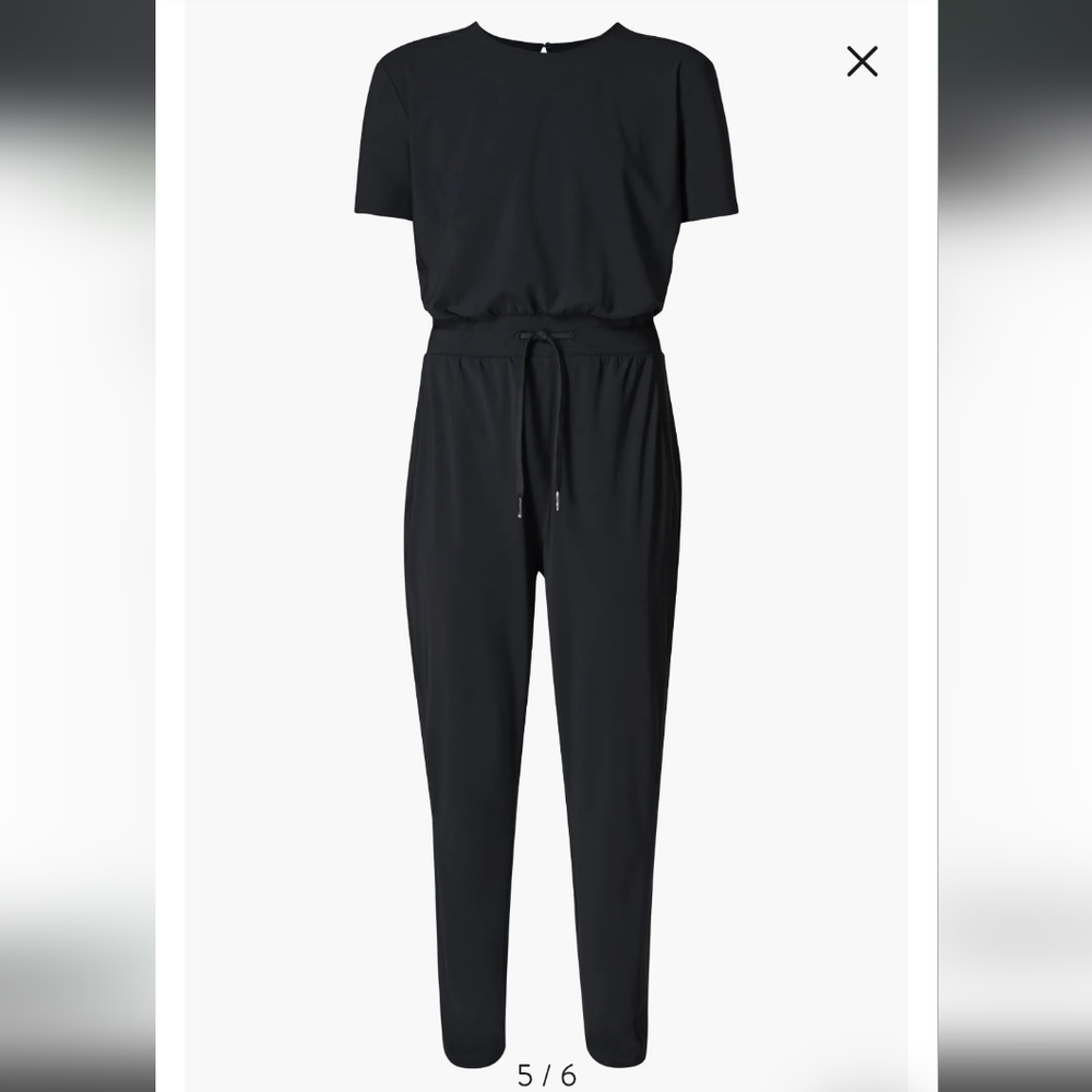 Sweaty Betty XS/4 Black Explorer Athletic Jumpsuit - Picture 6 of 14